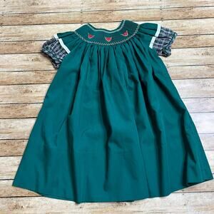 Watermelon Smocked Dress 2T